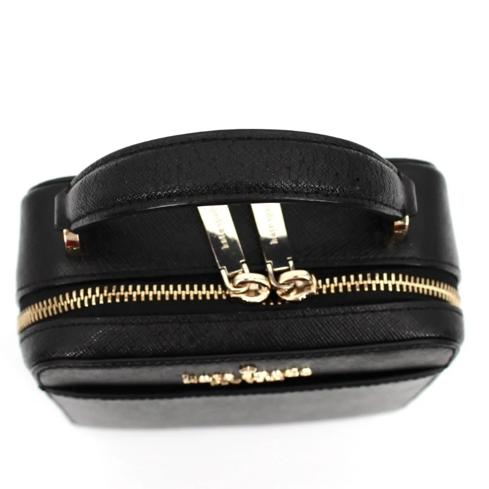 Kate spade daisy vanity crossbody square bag black - Picture 4 of 5
